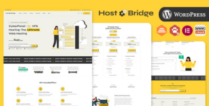 HostBridge WHMCS Hosting and DevOps Agency WP Theme