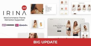 IRINA Elementor WooCommerce Theme