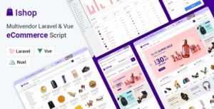 Ishop Multivendor Laravel & Vue eCommerce CMS