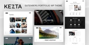 Kezta Gutenberg Portfolio WP Theme