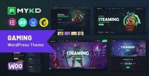 MYKD eSports and Gaming NFT WP Theme