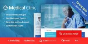Medical Clinic Health & Doctor Medical WP Theme