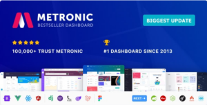 Metronic Responsive Admin Dashboard Template
