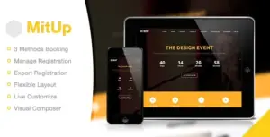 MitUp Event & Conference WP Theme