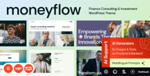 MoneyFlow Finance Consulting & Investment WP Theme