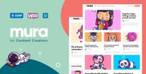 Mura WP Theme for Content Creators
