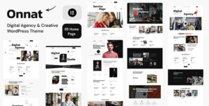 Onnat Digital Agency & Creative WP Theme