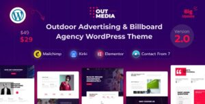 Outmedia Outdoor Advertising & Billboard Agency WP Theme