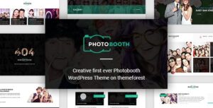 PhotoBooth Photography Portfolio WP Theme