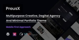 PreusX Digital Agency And Portfolio WP Theme