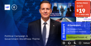 Reform Political Campaign & Government WP Theme
