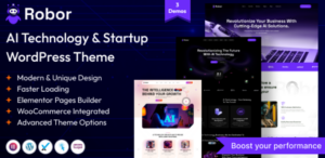 Robor AI and Automation Integration WP Theme