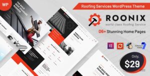 Roonix Roofing Services WP Theme