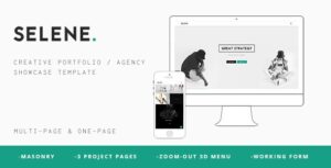 SELENE Creative Portfolio / Agency WP Theme