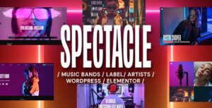 Spectacle Music WP Theme