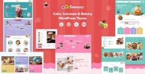 Sweeny Cake, Ice Cream & Bakery Store WP Theme