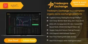 Tradexpro Exchange Crypto Buy Sell and Trading platform, ERC20 and BEP20 Tokens Supported
