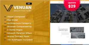 Venuan Architecture Design WP Theme