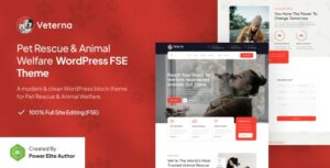 Veterna Pet Rescue & Animal Welfare FSE WP Theme