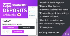 WooCommerce Deposits Partial Payments Plugin