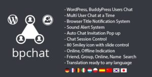WP, BuddyPress Users Chat Plugin