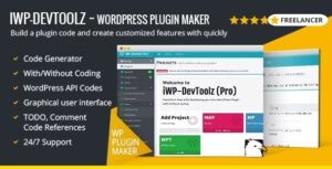 iWP-DevToolz (Pro) rev25. WP Plugin Maker + Code Generator