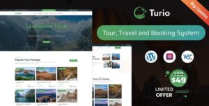 Turio Tour and Travel WP Theme Tourism Agency