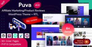 Puva Online Blogging & Affiliate Product Reviews WP Theme