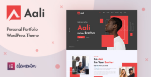 Aali Personal Portfolio WP Theme