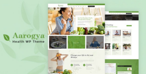 Aarogya Nutrition & Dietitian WP Theme