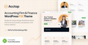 Acctop Accounting Firm & Finance WP Theme