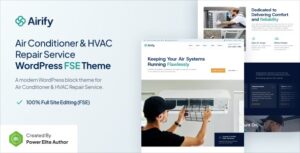 Airify HVAC Repair Service FSE WP Theme