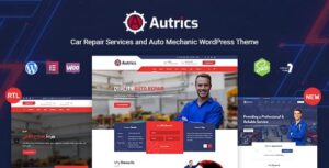 Autrics Car Services and Auto Mechanic WP Theme