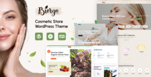 Biorga Elementor Beauty Cosmetics Shop WP Theme