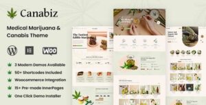 Canabiz Weed Medical Marijuana, Cannabis Shop Theme