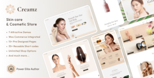 Creamz Beauty Salon & Spa WooCommerce