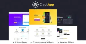 CryptApp Landing Page Theme