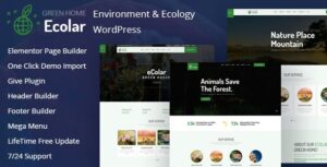 Ecolar Environment & Ecology WP Theme