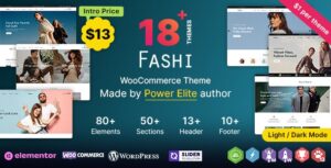 Fashi WP Multipurpose Fashion WooCommerce WP Theme