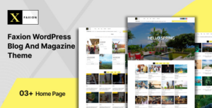 Faxion Fashion Magazine WP Theme