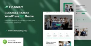 Financerr Business & Finance FSE WP Theme