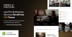 Firmly Lawyer & Attorney FSE WP Theme