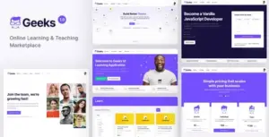 Geeks Online Learning Marketplace WP Theme