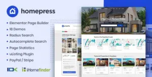 HomePress Real Estate WP Theme