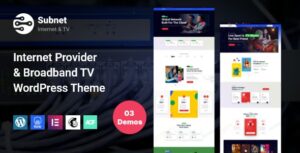 Internet Provider Broadband TV WP Theme