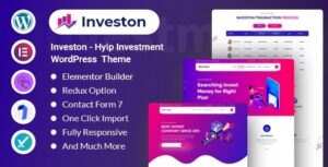 Investon Investment Hyip & Business Consulting WP Theme Multipurpose