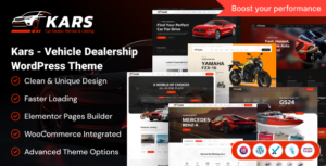 Kars Vehicle Dealership WP Theme