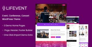 Lifevent Conference WP Theme