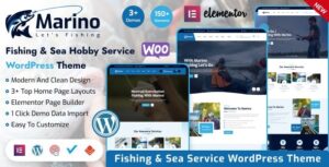Marino Fishing & Sea Hobby WP Theme