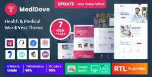 MediDove Health & Medical WP Theme + RTL